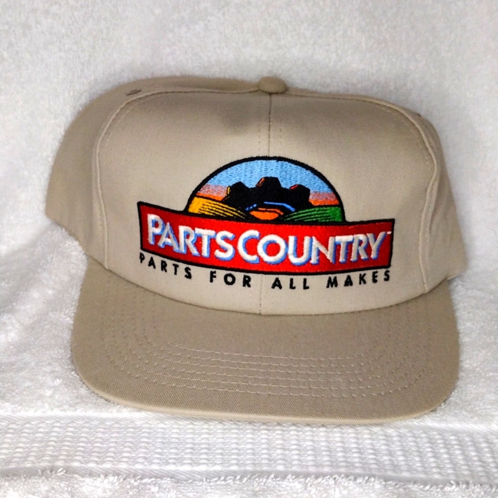 Vintage Baseball Hat:   PARTS COUNTRY